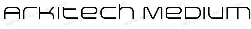 Arkitech Medium字体转换